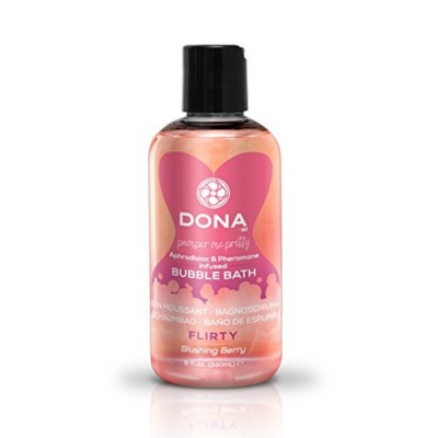 Пена для ванны Dona Flirty с феромонами и афродизиаками 240 мл Пена для ванны Dona Flirty с феромонами и афродизиаками 240 мл