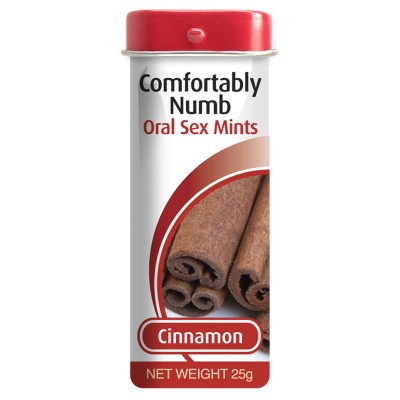 Леденцы для глубокого минета со вкусом корицы Comfortably Numb Oral Sex Mints 25 гр Леденцы для глубокого минета со вкусом корицы Comfortably Numb Oral Sex Mints 25 гр