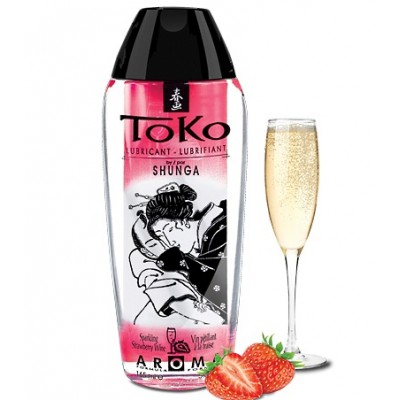 Любрикант на водной основе Shunga Toko Aroma Champagne/Strawberry клубника с шампанским 165 мл Любрикант на водной основе Shunga Toko Aroma Champagne/Strawberry клубника с шампанским 165 мл