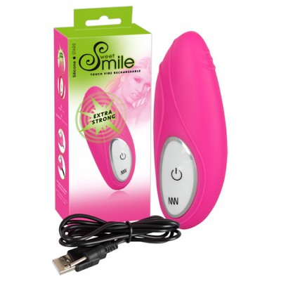 Клиторальный стимулятор Smile Touch Vibe перезаряжаемый Клиторальный стимулятор Smile Touch Vibe перезаряжаемый