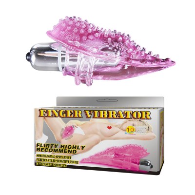 Розовый вибратор для клитора Finger Vibrator Розовый вибратор для клитора Finger Vibrator