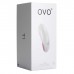 Клиторальный стимулятор Ovo T1-6  бело-розовый