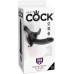 Страпон Harness со съемной черной насадкой King Cock 23 см