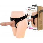 Реалистичный страпон на трусиках Pretty Love Harness Briefs Jerry 22 см