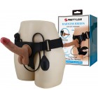 Вибрострапон на трусиках Pretty Love Harness Briefs Oher с имитацией семяизвержения 20 см