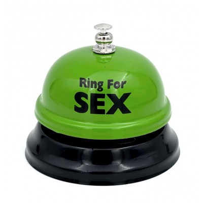 Звонок настольный Ring For Sex зеленый