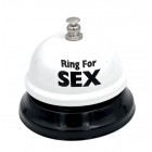 Звонок настольный Ring For Sex белый