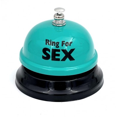 Звонок настольный Ring For Sex бирюзовый