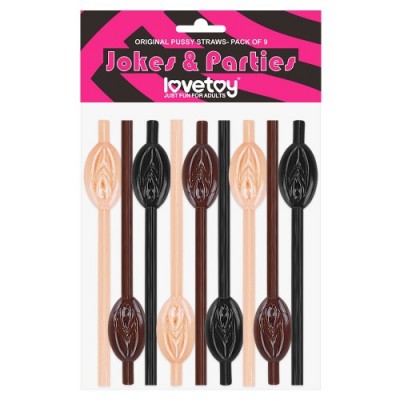 Трубочки цветные Original Pussy Straws 9 шт Трубочки цветные Original Pussy Straws 9 шт
