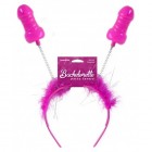 Обруч на голову с рожками-пенисами Bachelorette Party Favors Pecker Boppers