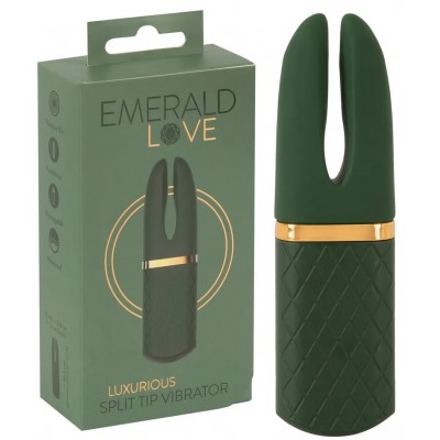 Универсальный вибростимулятор Emerald Split Tip Luxurious Универсальный вибростимулятор Emerald Split Tip Luxurious