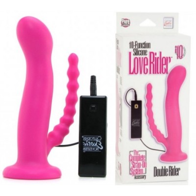 Насадка к трусикам 10-Function Silicone Love Rider Double Riders Насадка к трусикам 10-Function Silicone Love Rider Double Riders