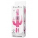 Вибратор Hi-Tech с тройной стимуляцией Pretty Bunny