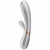 Смарт-вибратор с функцией нагрева Satisfyer Hot Lover серебристый