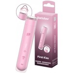 Вакуумно-волновой мини-стимулятор клитора с вибрацией помада Satisfyer First Kiss