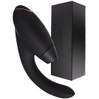 Роскошный вакуумный вибростимулятор для G точки и клитора Womanizer InsideOut черный