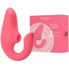 Вакуумный вибростимулятор для G точки и клитора Womanizer Blend розовый