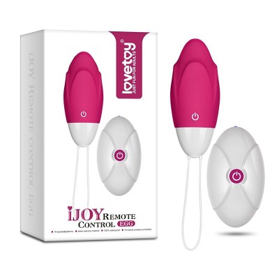 Розовое виброяйцо с беспроводным пультом Ijoy Remote Control Egg Розовое виброяйцо с беспроводным пультом Ijoy Remote Control Egg