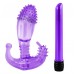 Вибростимулятор с насадкой Honeybee Vibrator фиолетовый Вибростимулятор с насадкой Honeybee Vibrator фиолетовый