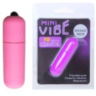 Вибропуля Mini Vibe с 10 функциями вибрации розовая