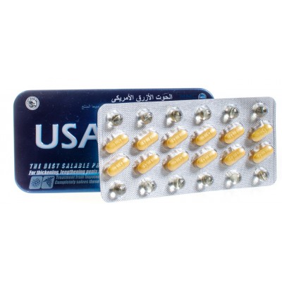 Мужская виагра Usa blue shark (акулий хрящ) 24 капсулы Мужская виагра Usa blue shark (акулий хрящ) 24 капсулы