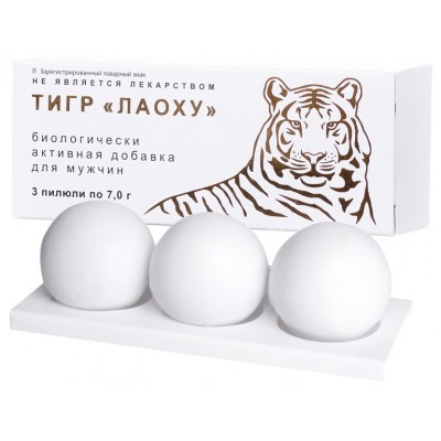 Тигр Лаоху для усиления потенции 3 шт