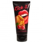 Гель съедобный Lick It дикая вишня 100 мл