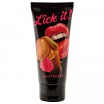 Гель съедобный Lick It малина 100 мл