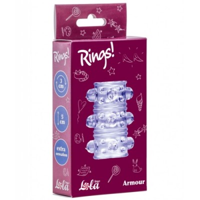 Насадка на пенис Rings Armour purple