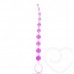 Розовые анальные бусы Jelly X-10