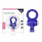 Пурпурное виброкольцо POWER THRILL CLIT COCKRING