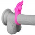 Виброкольцо Power Clit Silicone Cockring розовое