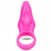 Виброкольцо Power Clit Silicone Cockring розовое