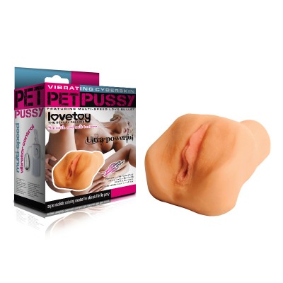 Вагина с вибрацией Cassia Riley Cyberskin Pet Pussy