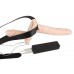 Страпон двойной Strap-on Duo телесный