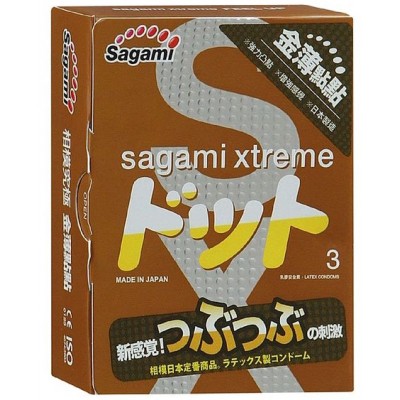 Презервативы усиливающие ощущения Sagami Xtreme Feel Up 3 шт