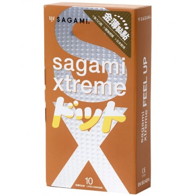 Презервативы усиливающие ощущения Sagami Xtreme Feel Up 10 шт Презервативы усиливающие ощущения Sagami Xtreme Feel Up 10 шт