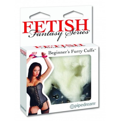 Наручники с мехом FF Beginner's Furry Cuffs-White