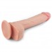 Фаллос на присоске с мошонкой Dual-layered Silicone Dildo 22 см Фаллос на присоске с мошонкой Dual-layered Silicone Dildo 22 см