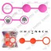Вагинальные шарики Kegel ball розовые 