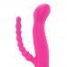 Насадка к трусикам 10-Function Silicone Love Rider Double Riders