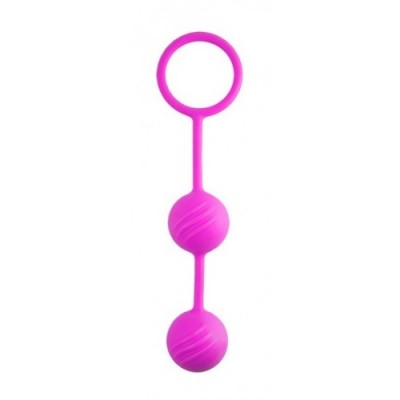 Вагинальные шарики Kegel ball розовые 