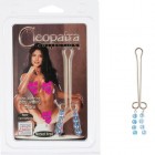 Зажим на половые губы Cleopatra аквамарин