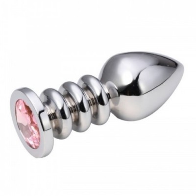 Анальная пробка Silver Relief Pink L Анальная пробка Silver Relief Pink L