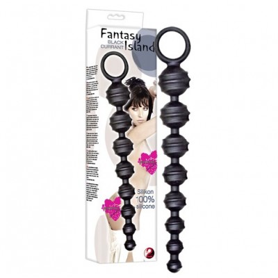Анальные бусы Fantasy Island Black Currant