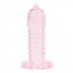 Стимулирующая насадка розовая