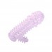 Стимулирующая насадка с отростком розовая