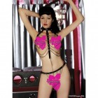 Трусики из цепочек на кожаном ремне Punish Me