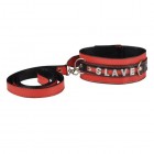 Ошейник красный SLAVE