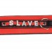 Ошейник красный SLAVE